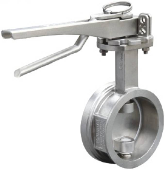 3" Vlinderklep geklemde versie  II