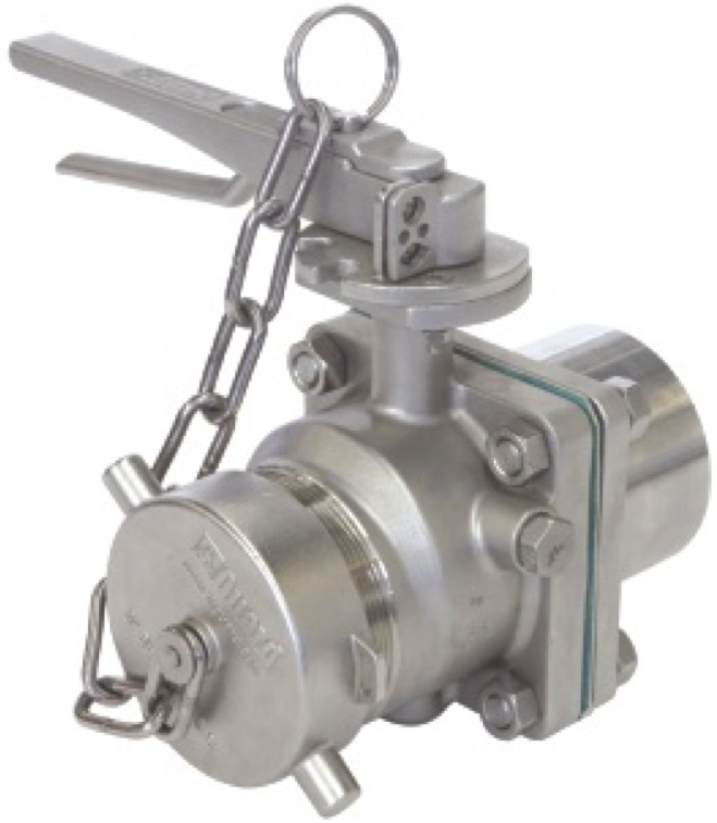 3 "Vlinderklep voor de tankwagen 