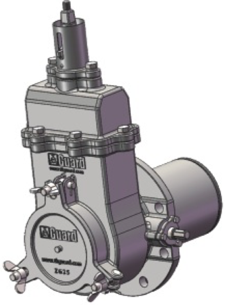 5" Bitumen Schuifafsluiter