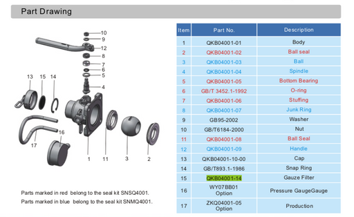 1.5%22 BSP Air Inlet Ball Valve