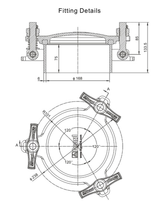 170mm Inspection Hatch 2