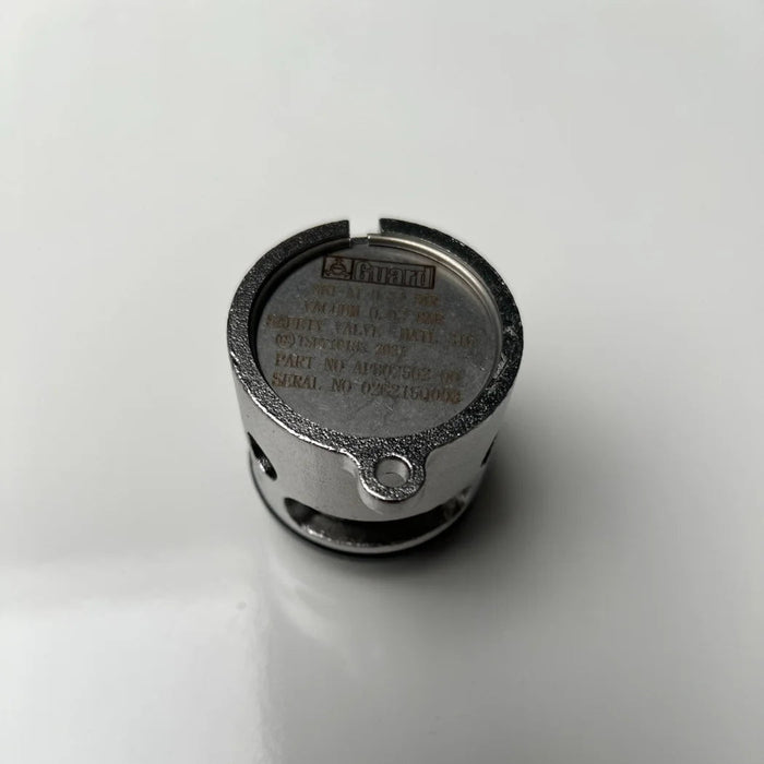 1" BSP Veiligheidsventiel - Druk afstelling: 0,35 bar/ vacuüm:-0,005 Bar