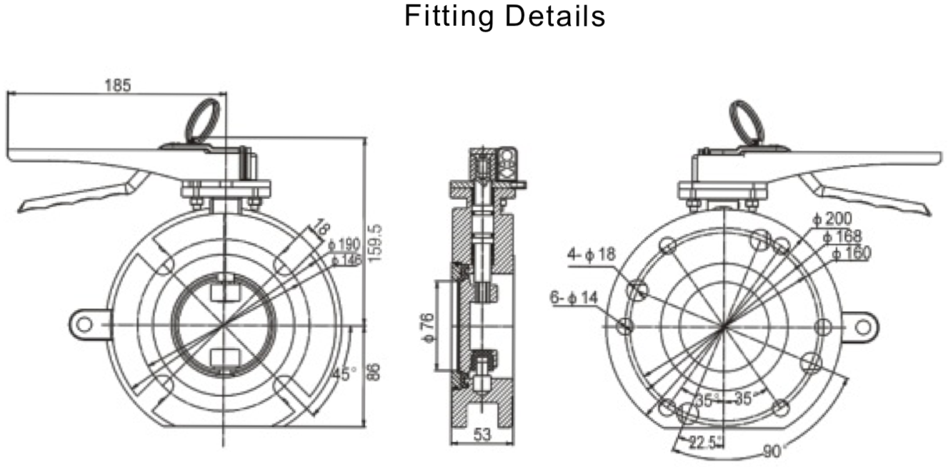 3   Flanged Butterfly Valve 2