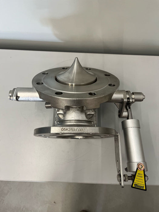 4%22 45° Pneumatic  Foot Valve - Steam Heated - Pointed Poppet (2)