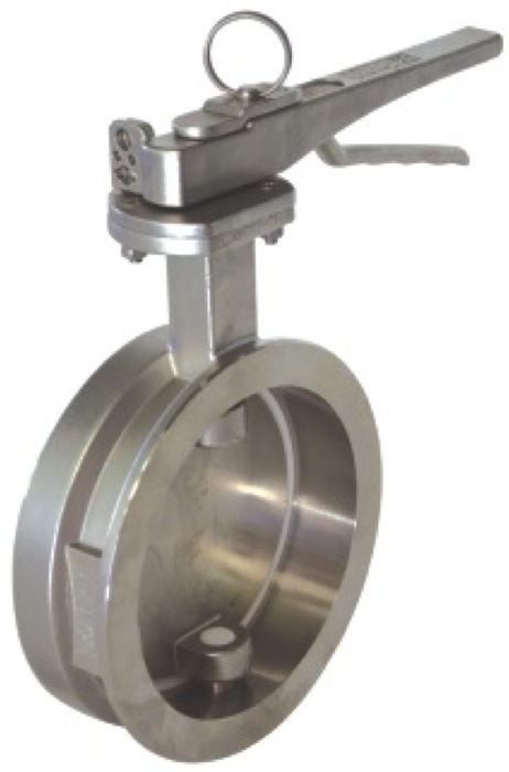 4%22 Clamped Butterfly Valve
