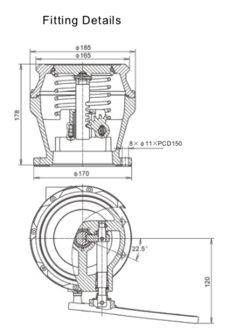 514C11 API Valve Fitting Details