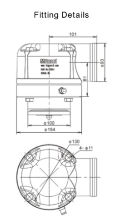 578011 Combing Vent Valve Fitting Details