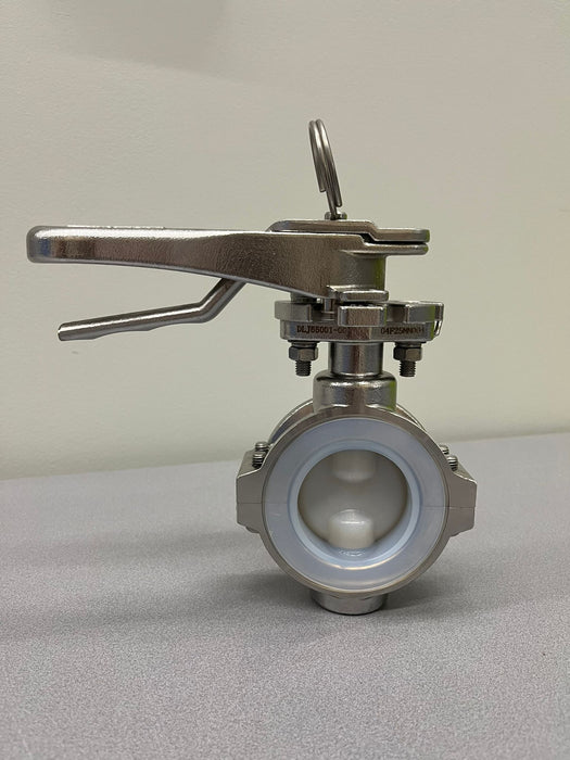 2” Butterfly valve PFA Lined