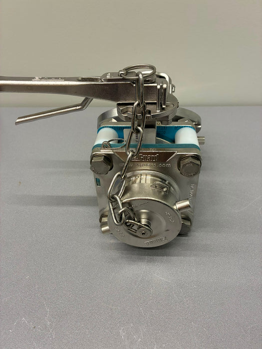 3" 45°Foot Valve + 3" Clamped Butterfly Valve +3" BSP Outlet
