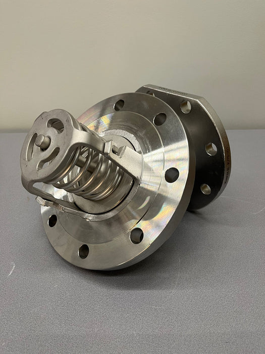 4" 45 ° Clapet de fond en acier inoxydable 316 FEP / joint en silicone