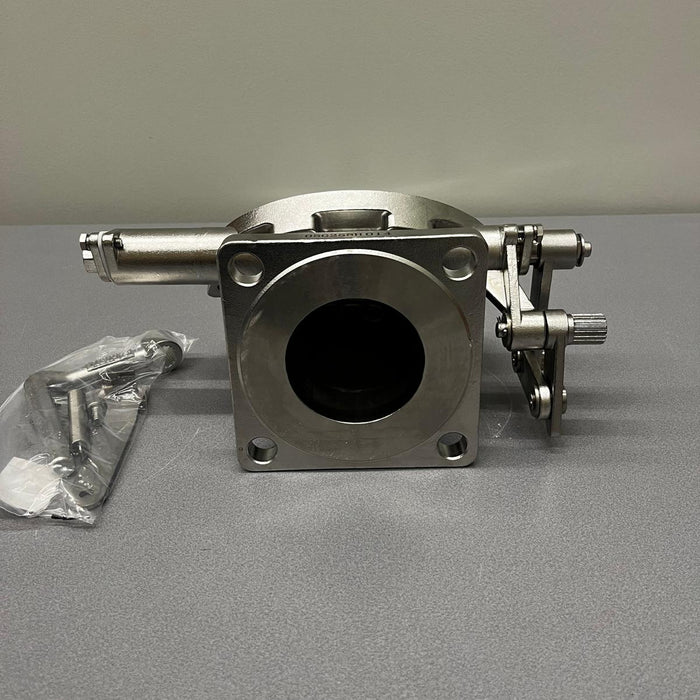 Bodemklep Quick Flow  Foot valve 3" 45 graden