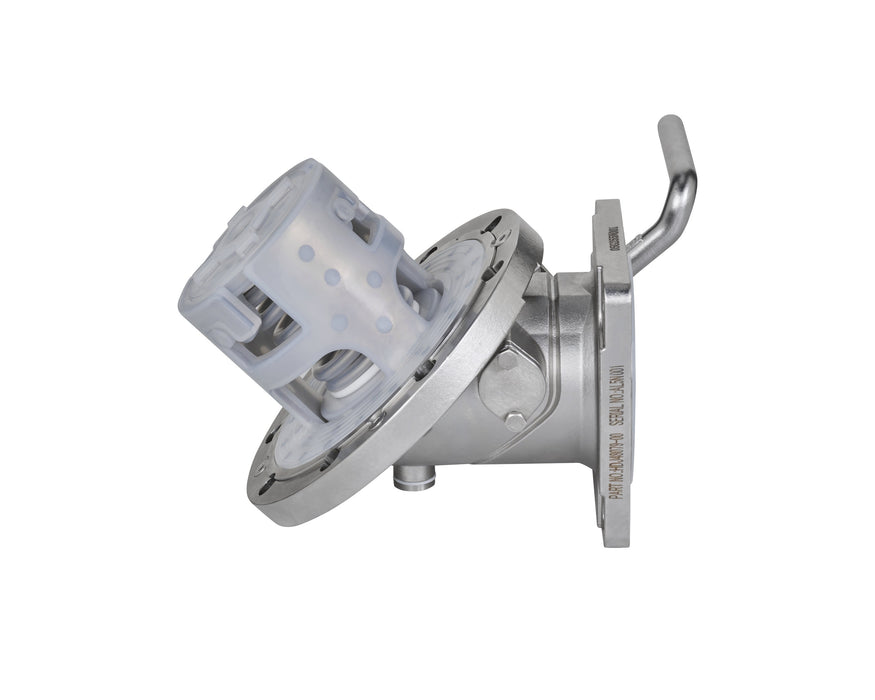 3” 45° Foot Valve, PFA lined