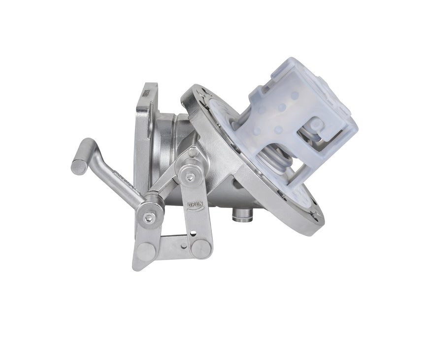 3” 45° Foot Valve, PFA lined