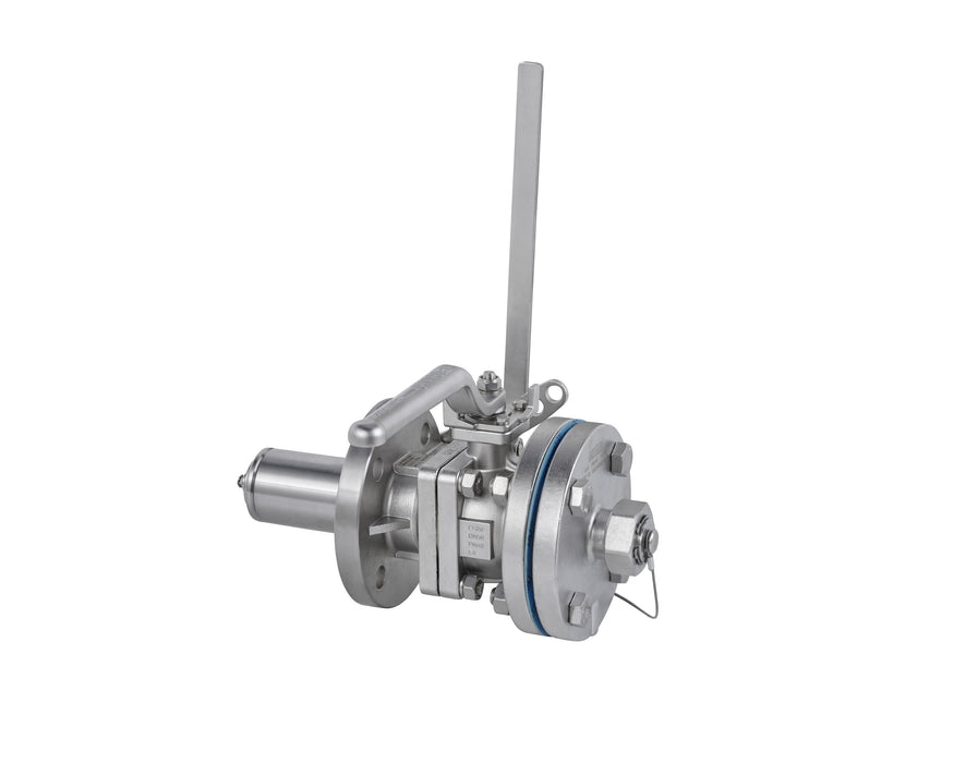 Vanne de gaz T50 DN50 en CF8M, réglage de la pression 34,5 bar