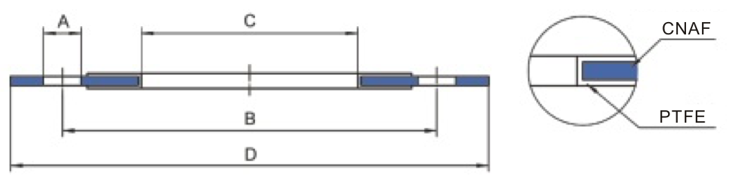 1.5" Dust cap seal, PTFE