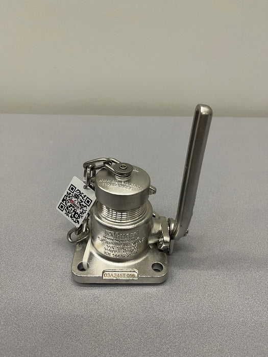 1,5" BSP Air Inlet Ball Valve in SS 316 NEW