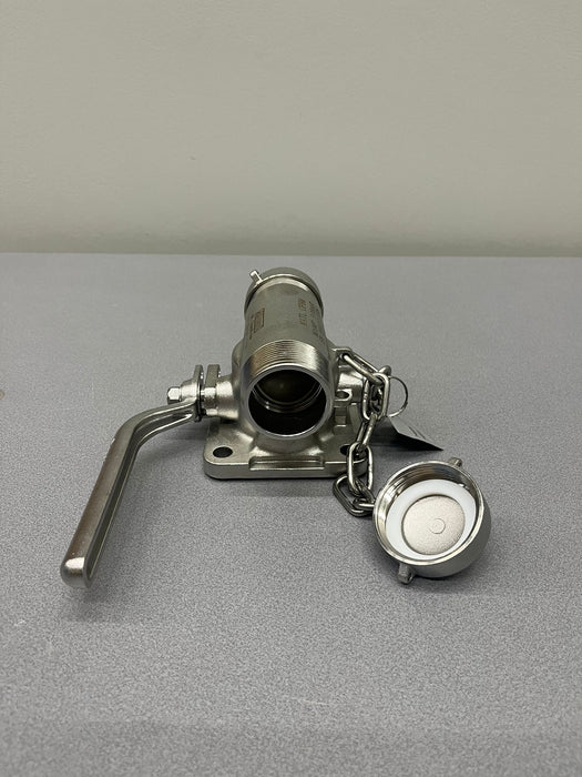 1,5" Double Connection Air Ball Valve SS 316 PTFE seal