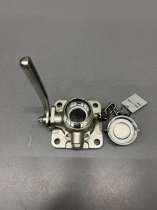 DN40  Vollluftkugelhahn "NIEDRIG " 11 mm tiefer