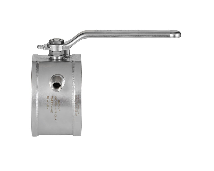 3" Kugelhahn mit vollem Durchgang Dampfbeheizt