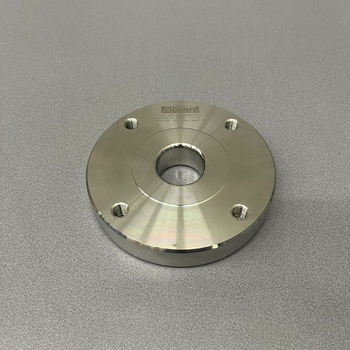 Bride à souder pour vanne à boisseau sphérique à entrée d’air de 1,5", acier inoxydable 316L