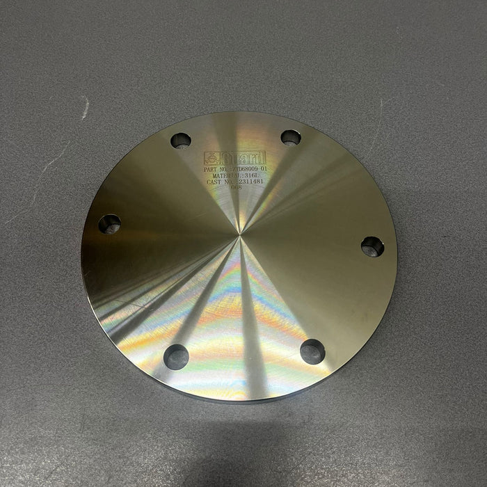 Brida ciega - Disposición de descarga superior 200 mm