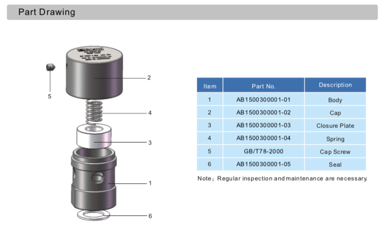 AB1500300001-04 Part Drawing