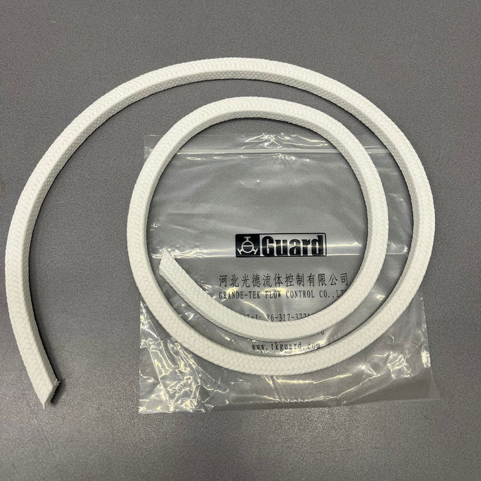 14 × 14 × 1650 mm geflochtene PTFE-imprägnierte Faser ohne Silikonkern