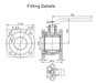 Fitting Details 2%22 Flanged Ball Valve