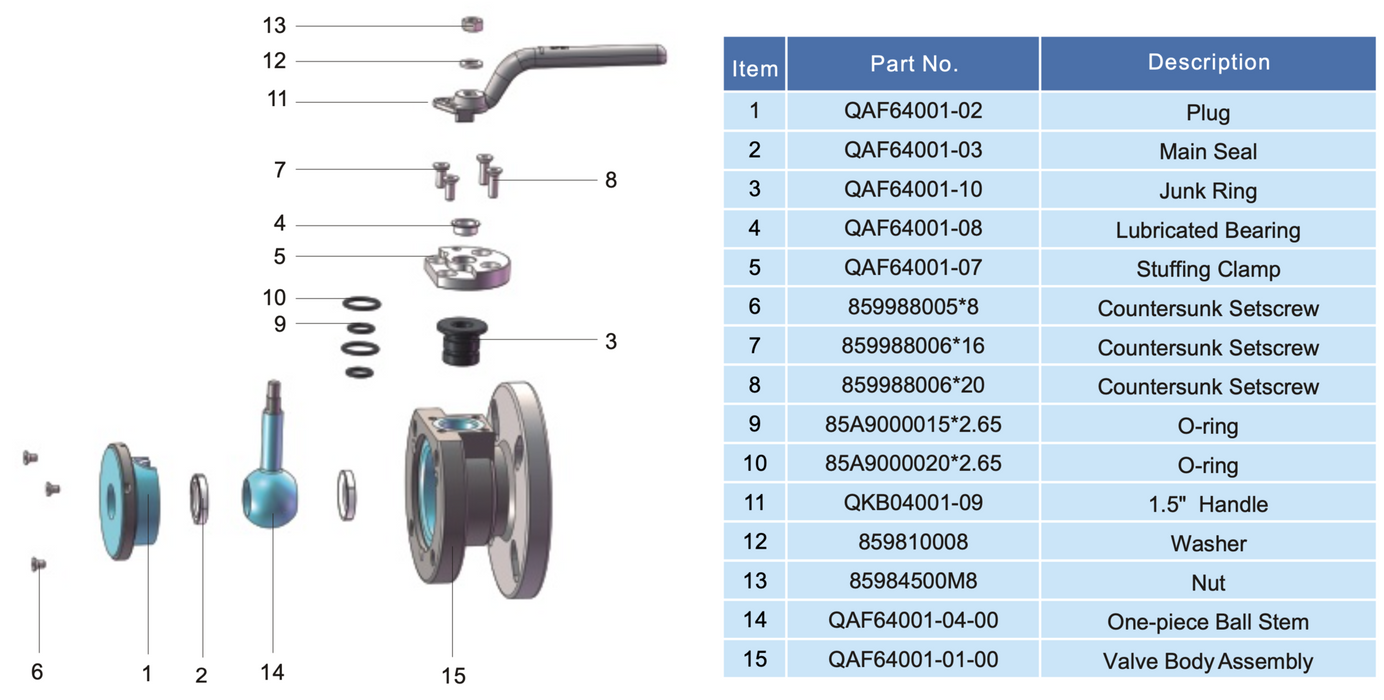 QAF64001-00 parts
