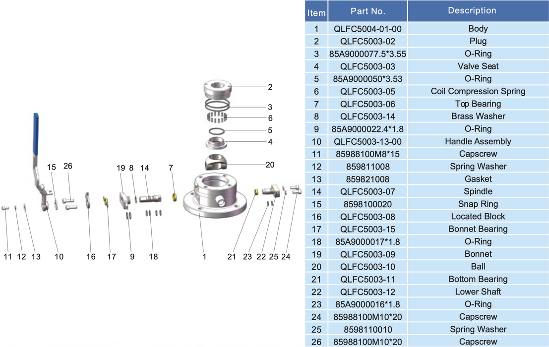 QLFC5004-00 parts