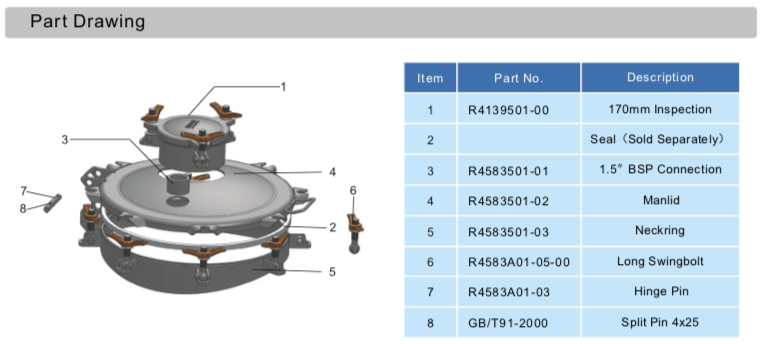 R4583501-03 Part Drawing