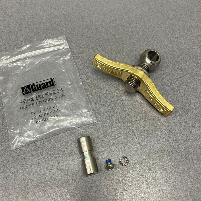 (Toggle) Jeu d'écrous à ailettes (laiton) court