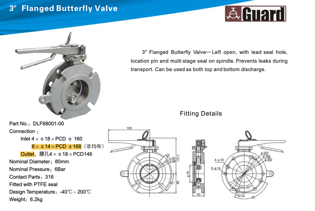 Top Discharge Vavlve tankcontainer